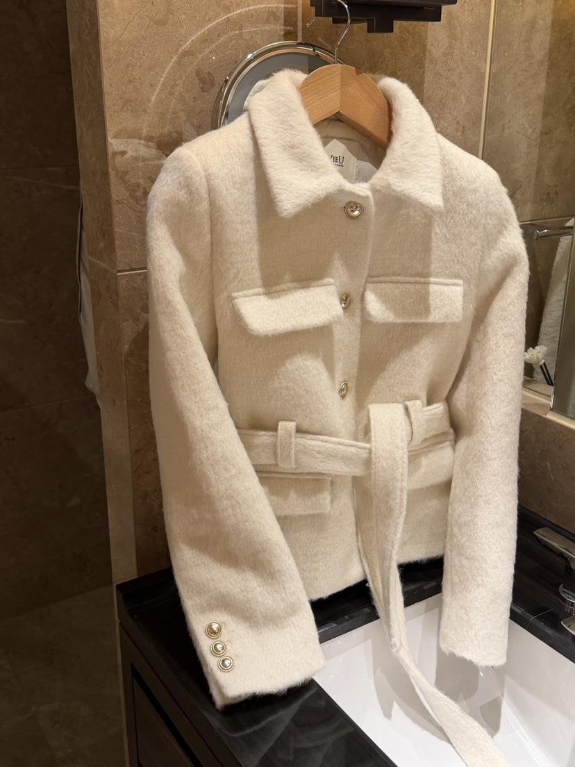 LAVIEU韓國直郵㊣女裝新品推薦真品人氣時尚職業夾克含腰帶LAVIEU夾克