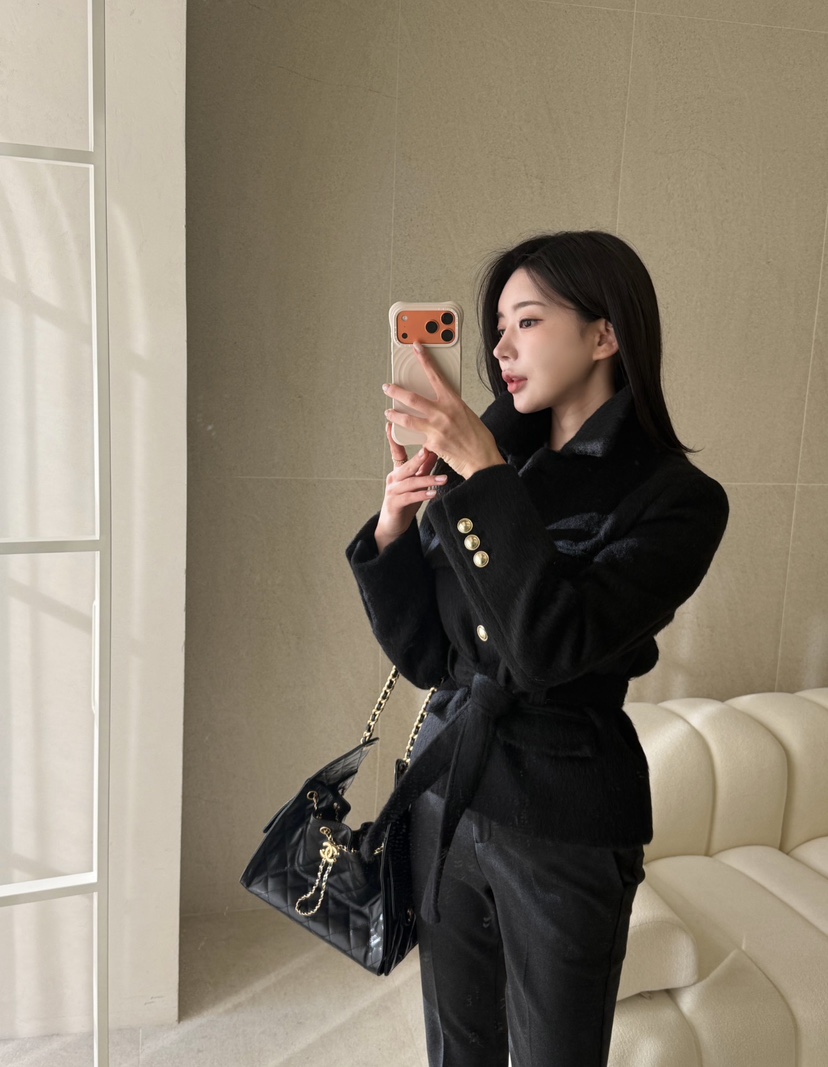 LAVIEU韓國直郵㊣女裝新品推薦真品人氣時尚職業夾克含腰帶LAVIEU夾克