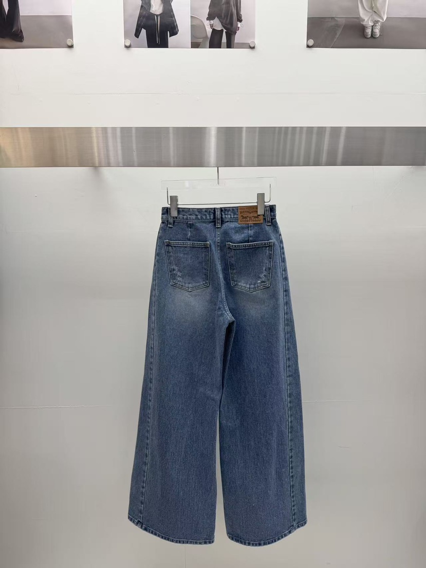 AMOOD㊣東大門實拍女士新款26春夏熱賣真品牛仔褲水洗牛仔布AMOOD牛仔褲