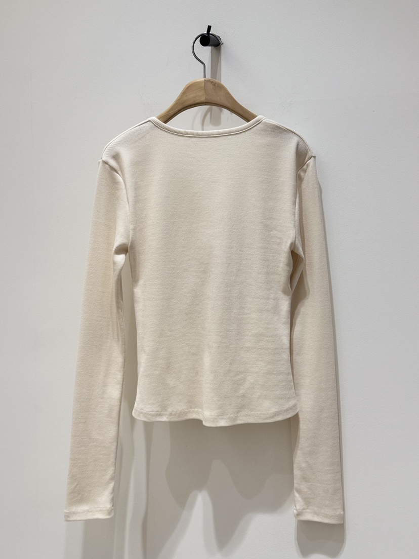 MELTED-P㊣東大門代購女裝新品職業推薦26春夏長袖T恤開衫MELTED-P長袖T恤