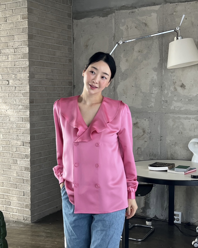 VERNI㊣東大門代購女士新款熱賣26春夏職業推薦休閑襯衫蕾絲衫VERNI襯衫/蕾絲衫