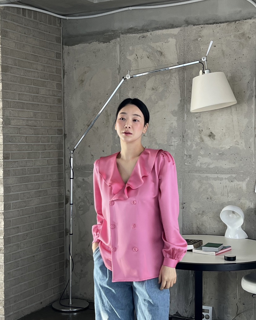 VERNI㊣東大門代購女士新款熱賣26春夏職業推薦休閑襯衫蕾絲衫VERNI襯衫/蕾絲衫