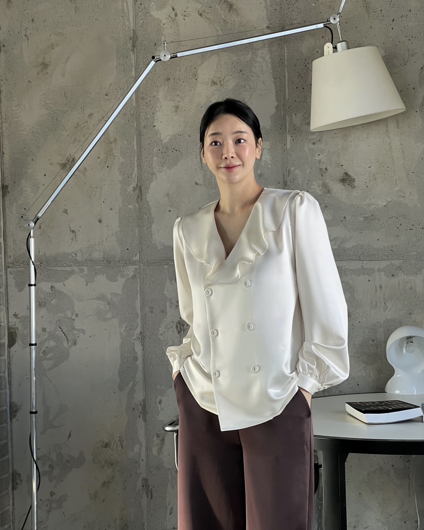 VERNI㊣東大門代購女士新款熱賣26春夏職業推薦休閑襯衫蕾絲衫VERNI襯衫/蕾絲衫