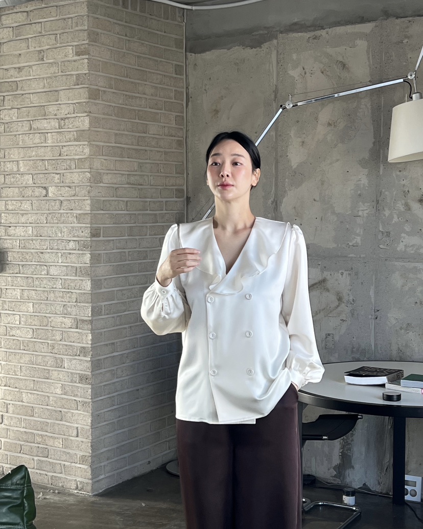 VERNI㊣東大門代購女士新款熱賣26春夏職業推薦休閑襯衫蕾絲衫VERNI襯衫/蕾絲衫