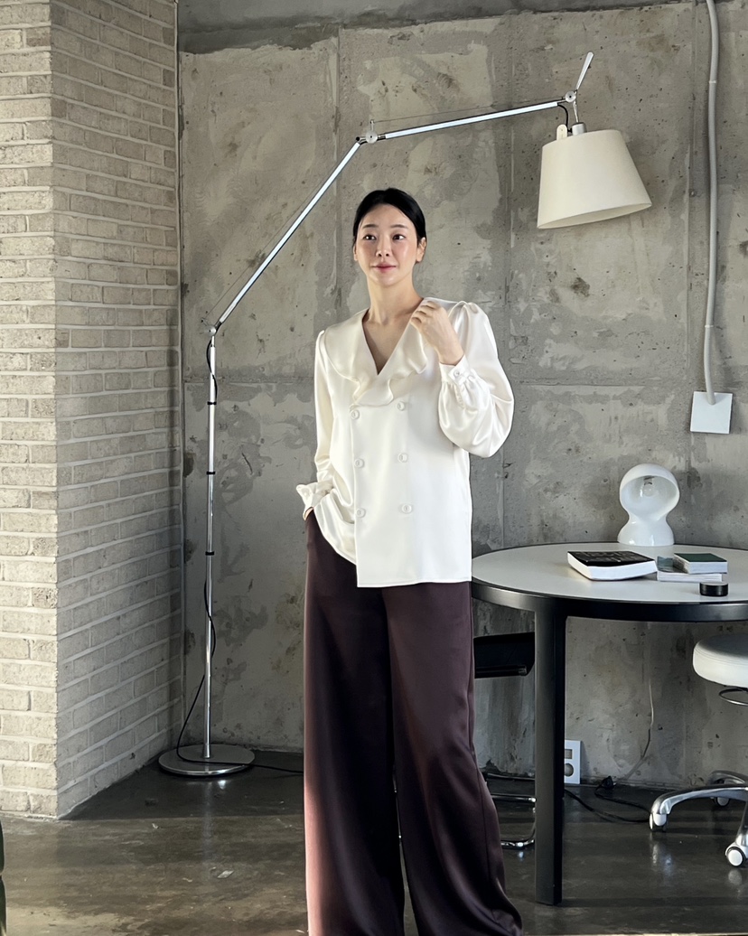 VERNI㊣東大門代購女士新款熱賣26春夏職業推薦休閑襯衫蕾絲衫VERNI襯衫/蕾絲衫