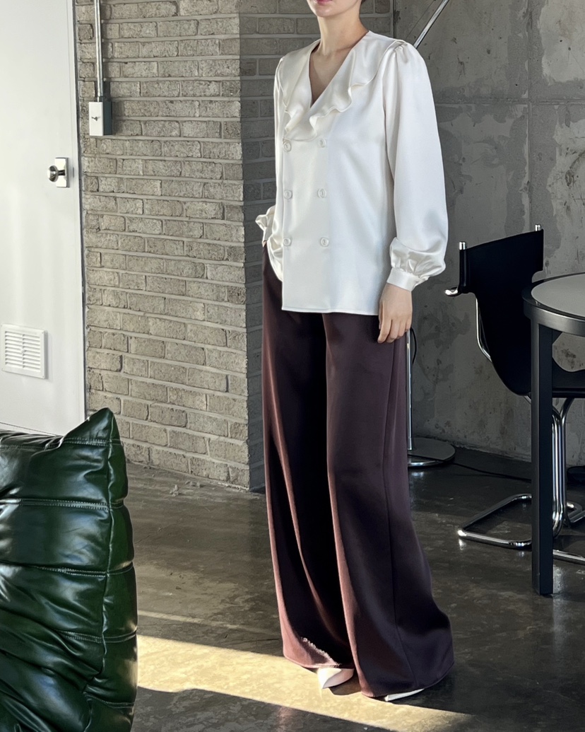 VERNI㊣東大門代購女裝新款26春夏時尚休閑真品職業推薦休閑褲VERNI休閑褲