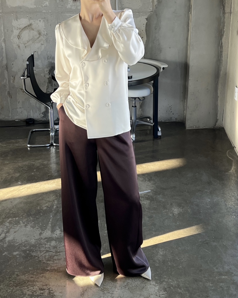 VERNI㊣東大門代購女裝新款26春夏時尚休閑真品職業推薦休閑褲VERNI休閑褲