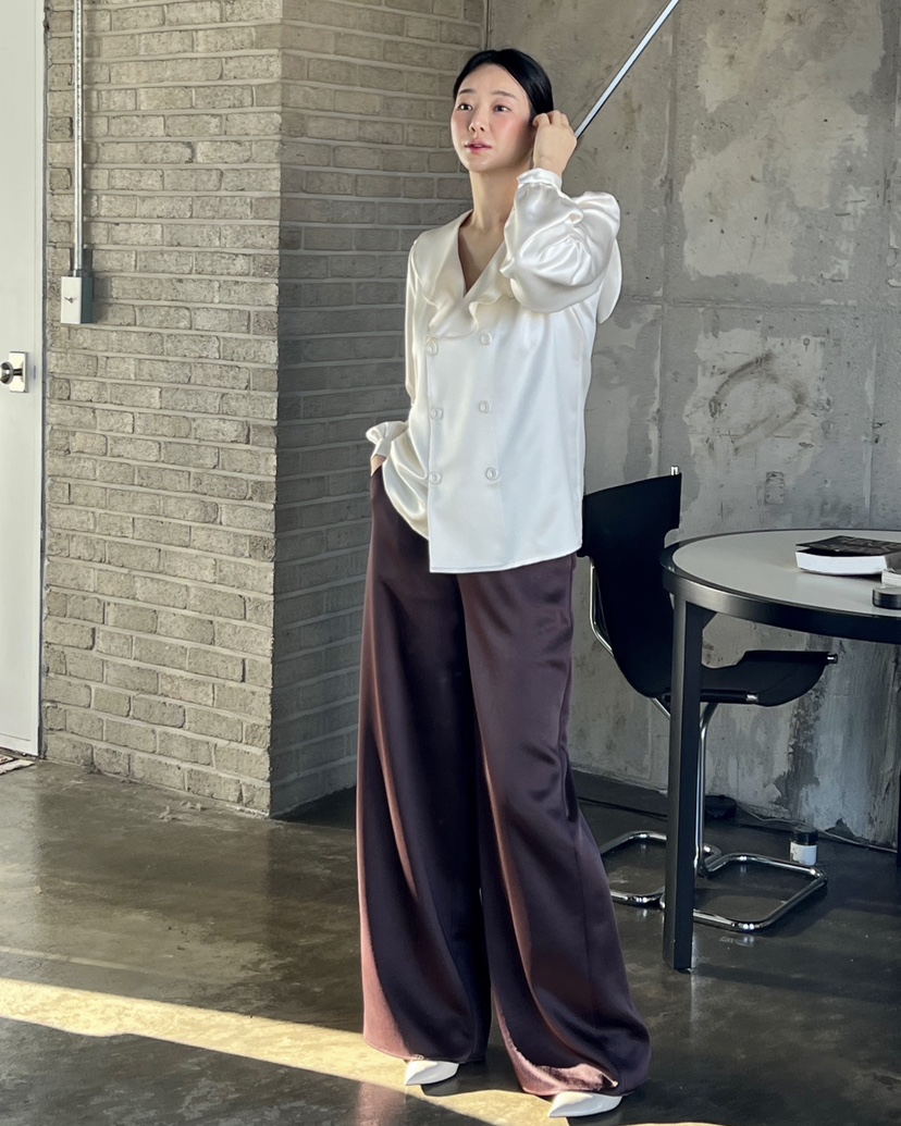 VERNI㊣東大門代購女裝新款26春夏時尚休閑真品職業推薦休閑褲VERNI休閑褲