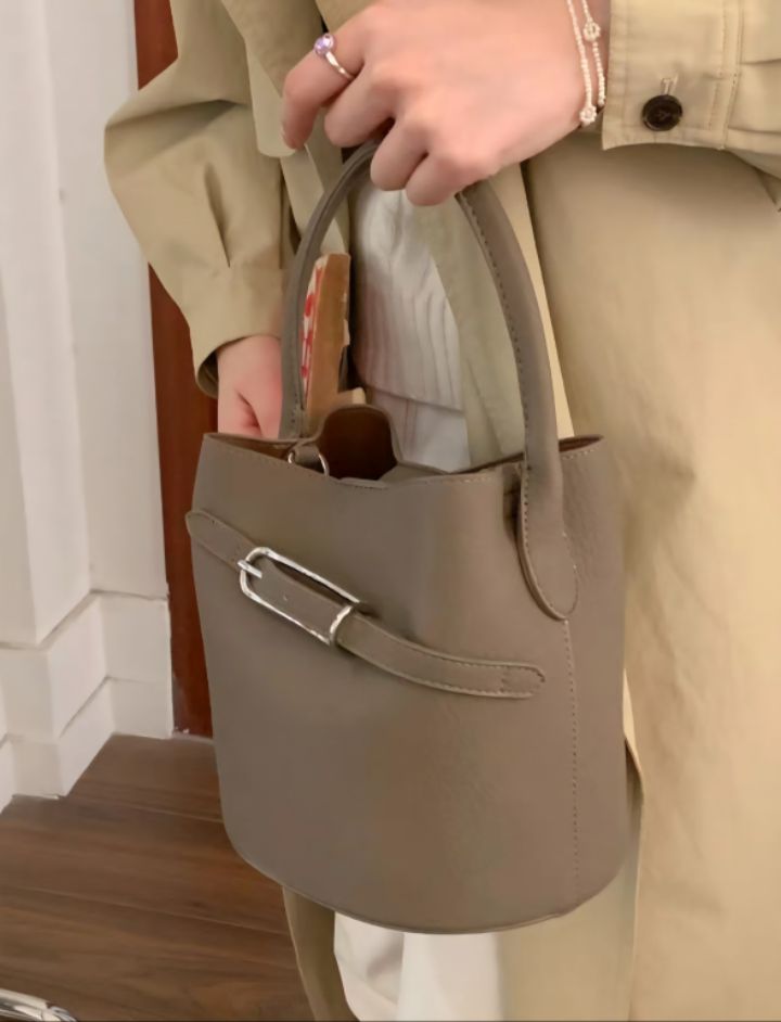 TROUVAILLE㊣東大門實拍女士新品真品時尚休閑推薦職業手提包TROUVAILLE手提包