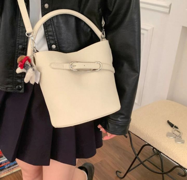 TROUVAILLE㊣東大門實拍女士新品真品時尚休閑推薦職業手提包TROUVAILLE手提包圖色4