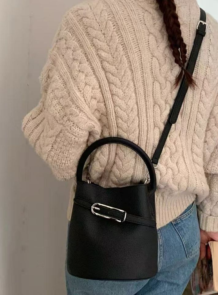 TROUVAILLE㊣東大門實拍女士新品真品時尚休閑推薦職業手提包TROUVAILLE手提包圖色5