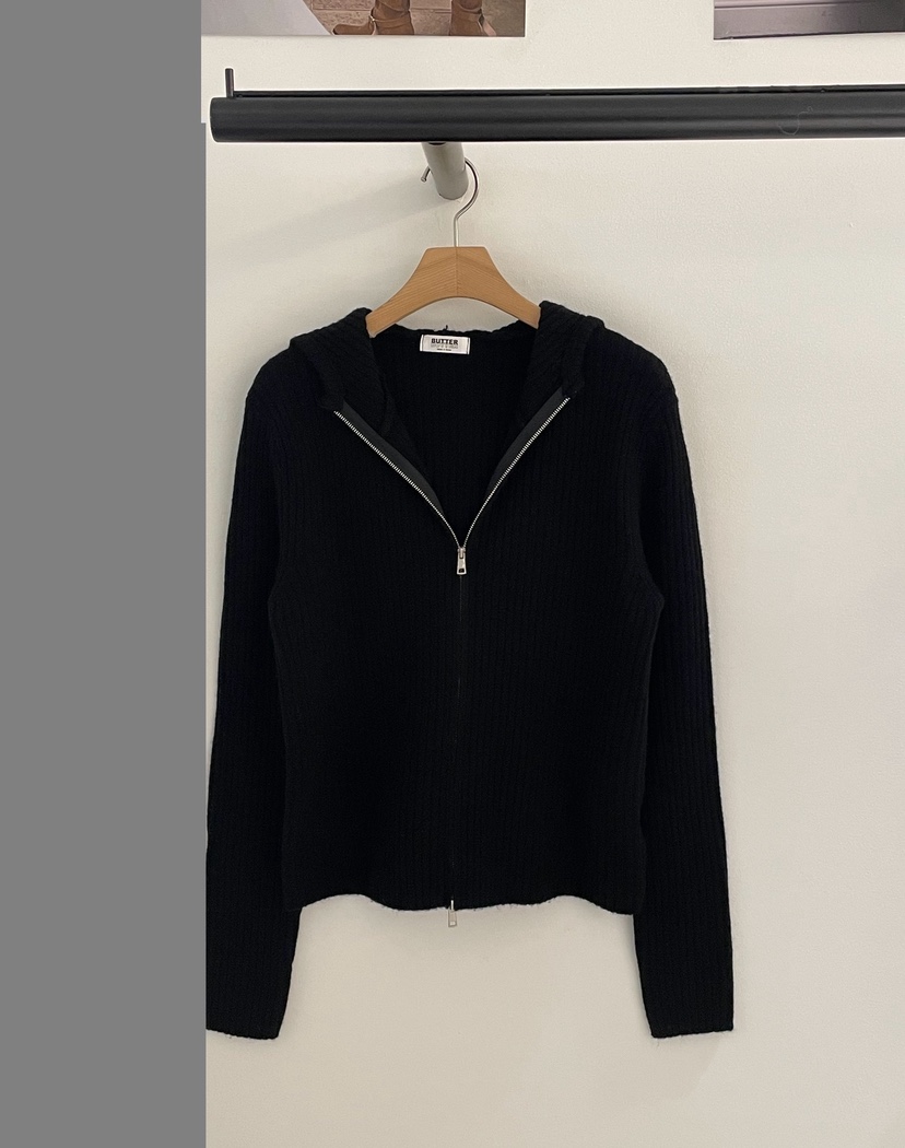 BUTTER-P東大門直郵㊣女士新品26春夏休閑針織衫羊毛針織拉鏈BUTTER-P針織衫圖色3