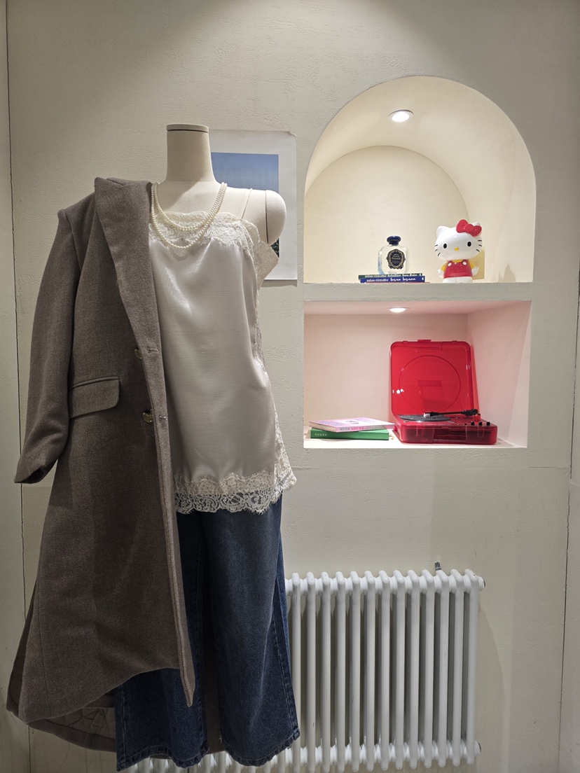 LIKEVAM韓國直郵㊣女裝新品休閑職業時尚人氣26春夏吊帶背心LIKEVAM吊帶/背心