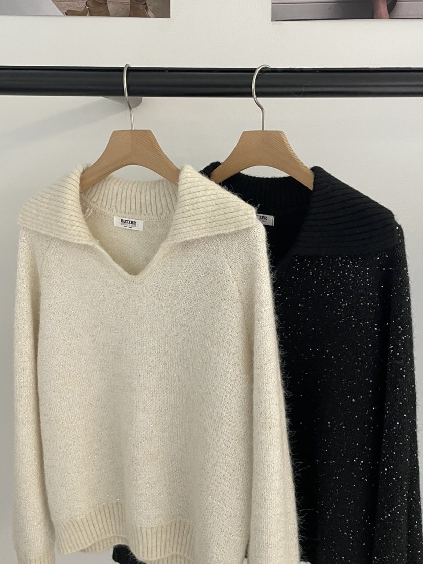BUTTER-P㊣東大門實拍女裝新品真品時尚職業休閑熱賣人氣毛衣BUTTER-P毛衣