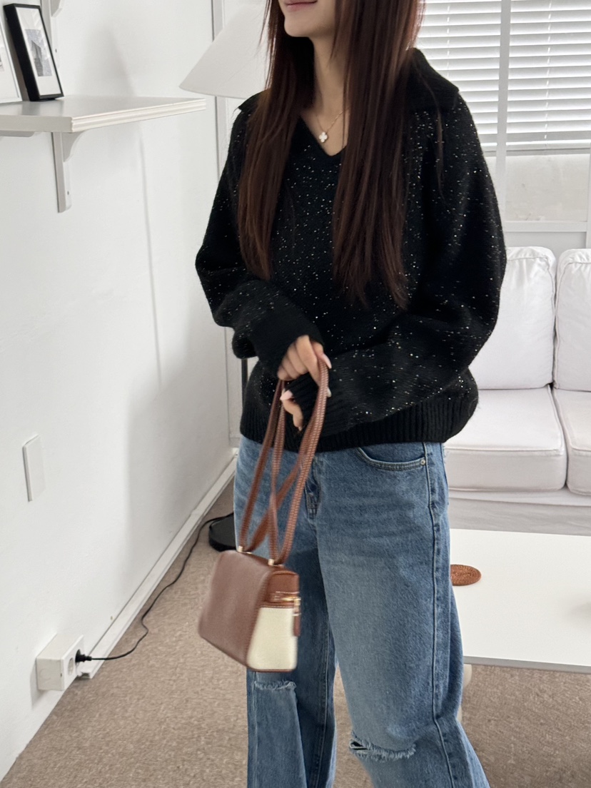 BUTTER-P㊣東大門實拍女裝新品真品時尚職業休閑熱賣人氣毛衣BUTTER-P毛衣