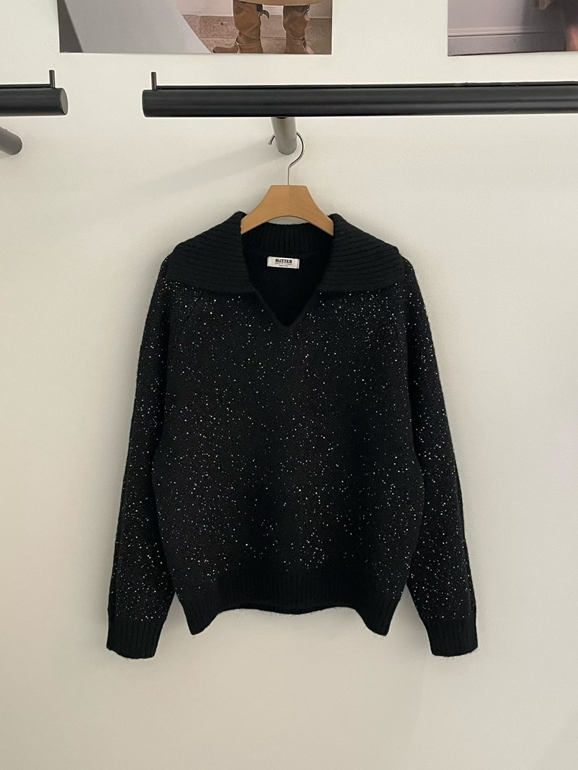 BUTTER-P㊣東大門實拍女裝新品真品時尚職業休閑熱賣人氣毛衣BUTTER-P毛衣圖色2