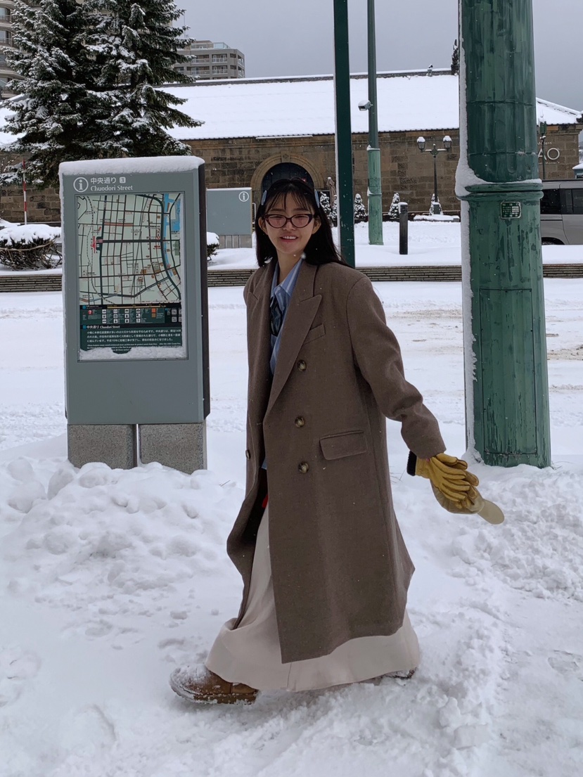 LIKEVAM㊣東大門實拍女士新品休閑真品時尚職業熱賣中長款大衣LIKEVAM中長款大衣