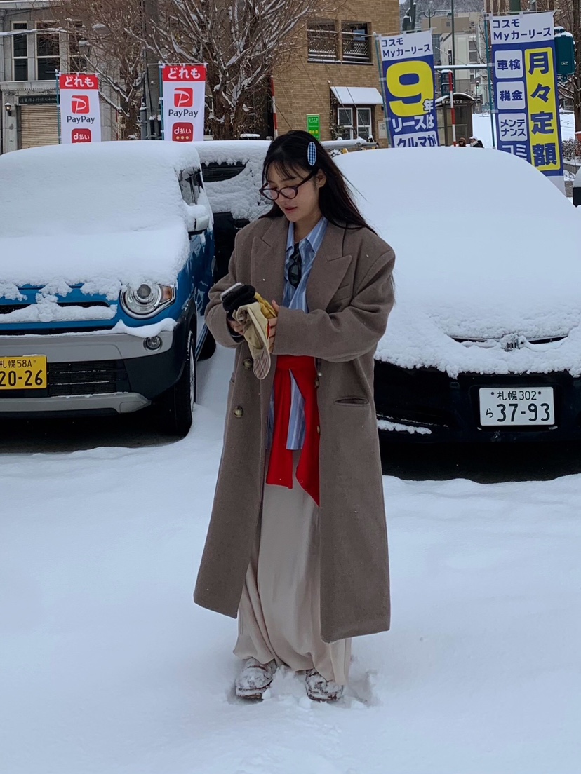 LIKEVAM㊣東大門實拍女士新品休閑真品時尚職業熱賣中長款大衣LIKEVAM中長款大衣