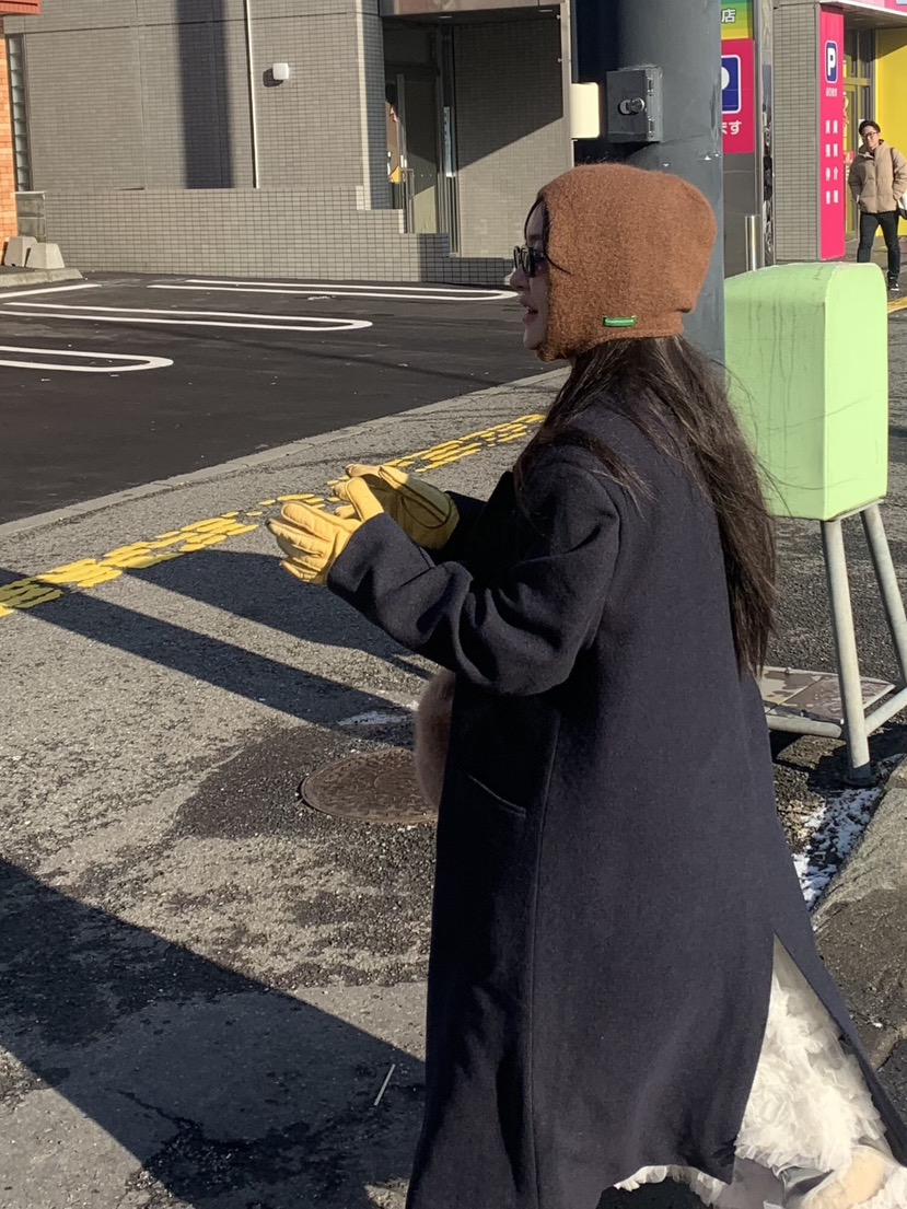 LIKEVAM㊣東大門實拍女士新品休閑真品時尚職業熱賣中長款大衣LIKEVAM中長款大衣