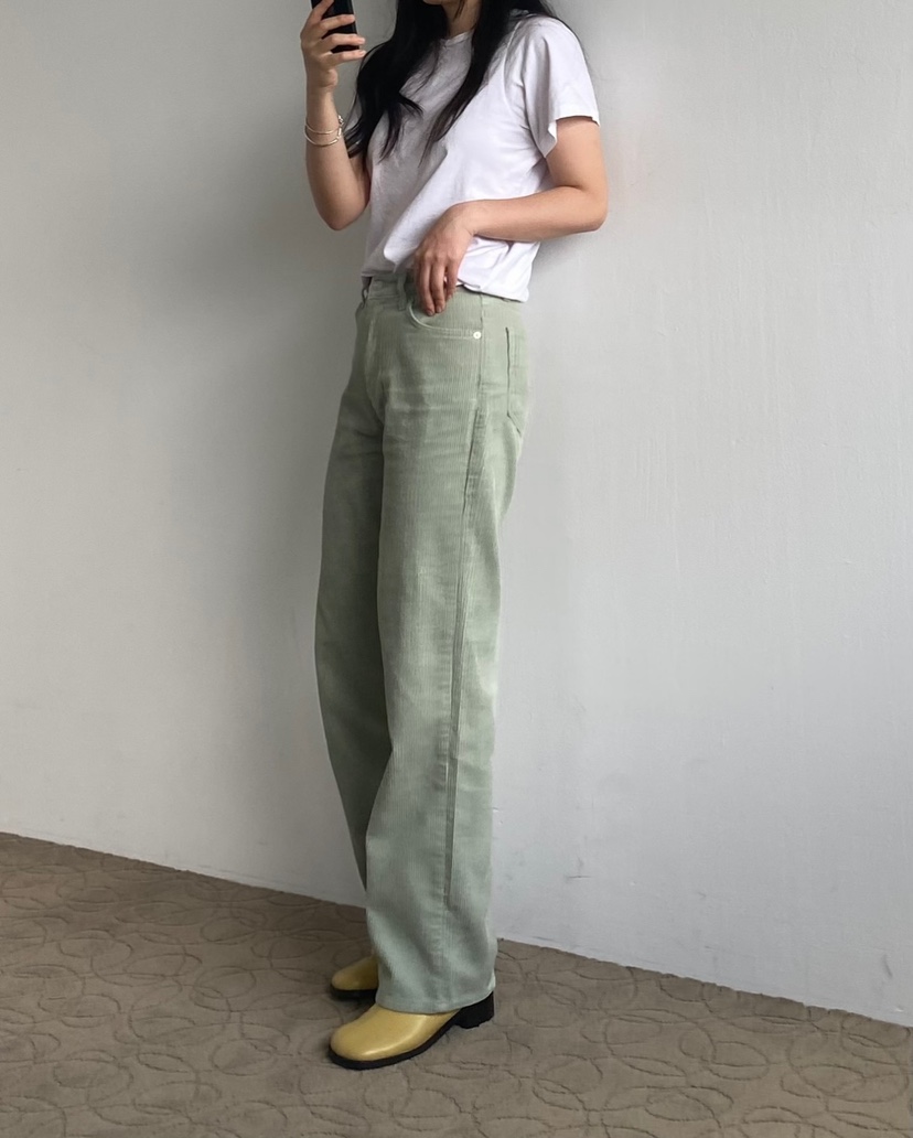 NOPROBLEM韓國代購㊣女士新品休閑真品推薦休閑褲Sale燈心絨NOPROBLEM休閑褲