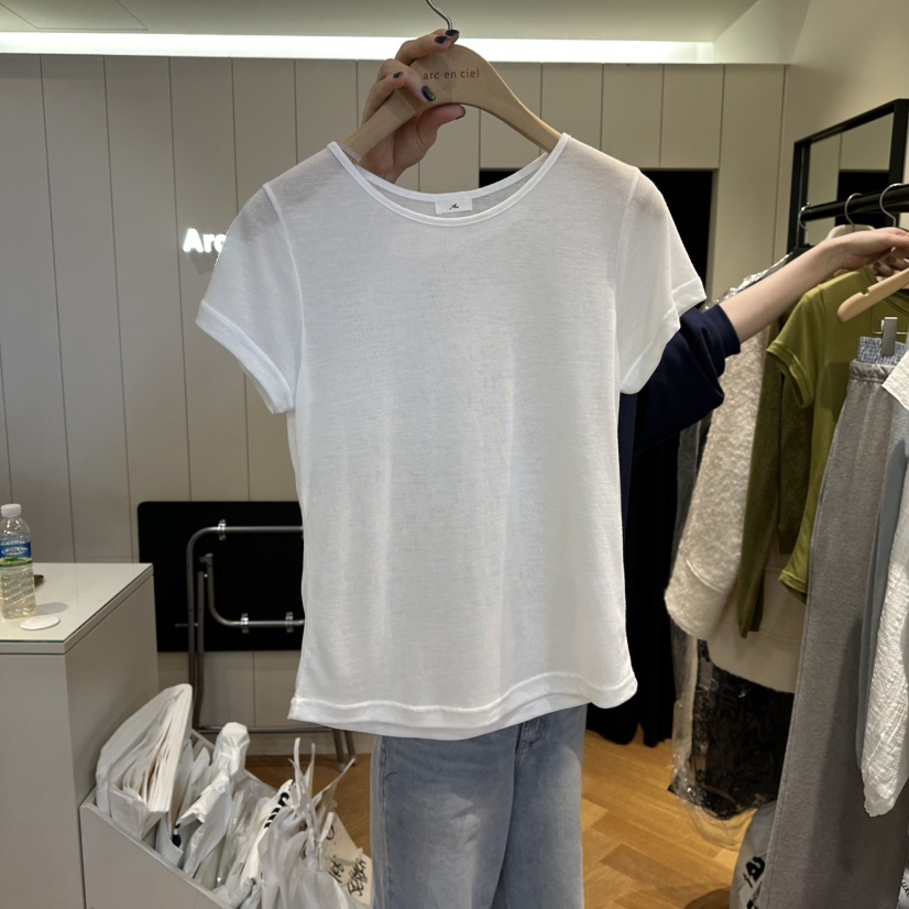 ARC㊣東大門實拍女士新款推薦熱賣真品休閑26春夏時尚T恤春款ARC EN CIELT恤圖色1