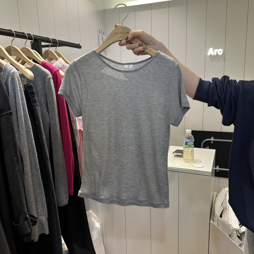 ARC㊣東大門實拍女士新款推薦熱賣真品休閑26春夏時尚T恤春款ARC EN CIELT恤圖色3