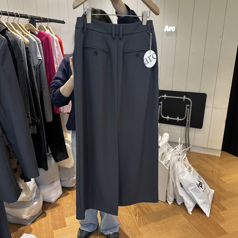 ARC㊣東大門代購女裝新款熱賣人氣推薦真品長裙不含腰帶春款ARC EN CIEL長裙