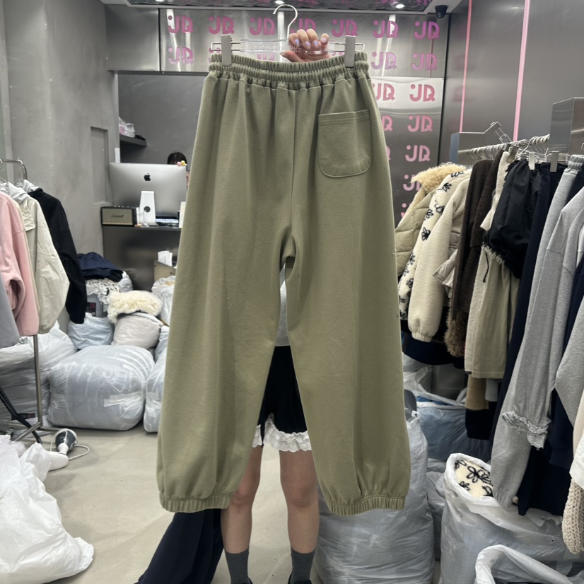 JUDYQUE㊣東大門代購女裝新品熱賣休閑真品26春夏休閑褲春款JUDYQUE休閑褲