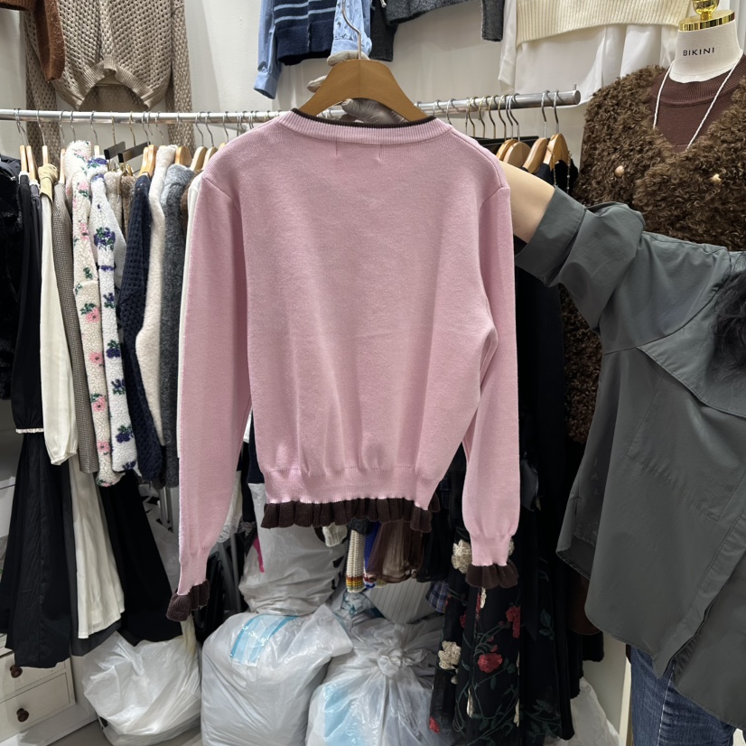 BIKINI東大門直郵㊣女裝新款推薦26春夏職業熱賣真品針織衫BIKINI針織衫