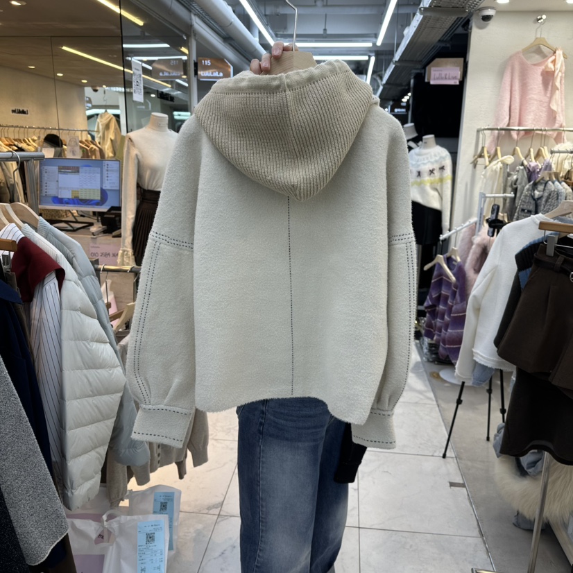 FLYFLY/LULULALLA/LIVE韓國代購㊣女裝新品26春夏夾克帽子可拆卸FLYFLY/LULULALLA/LIVE夾克