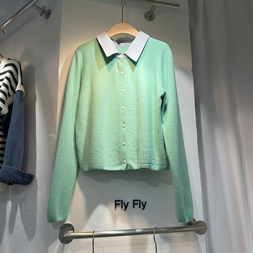 FLYFLY/LULULALLA/LIVE㊣東大門實拍女士新品時尚人氣針織衫FLYFLY/LULULALLA/LIVE針織衫圖色1