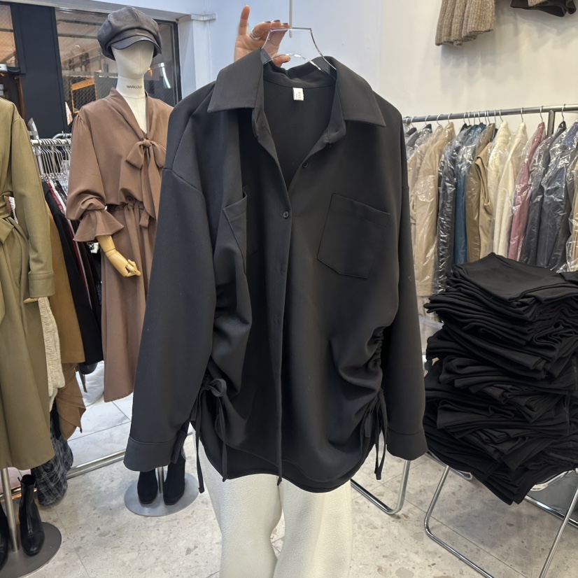 MARIGOLD韓國直郵㊣女裝新款推薦休閑熱賣人氣26春夏襯衫蕾絲衫MARIGOLD襯衫/蕾絲衫圖色2