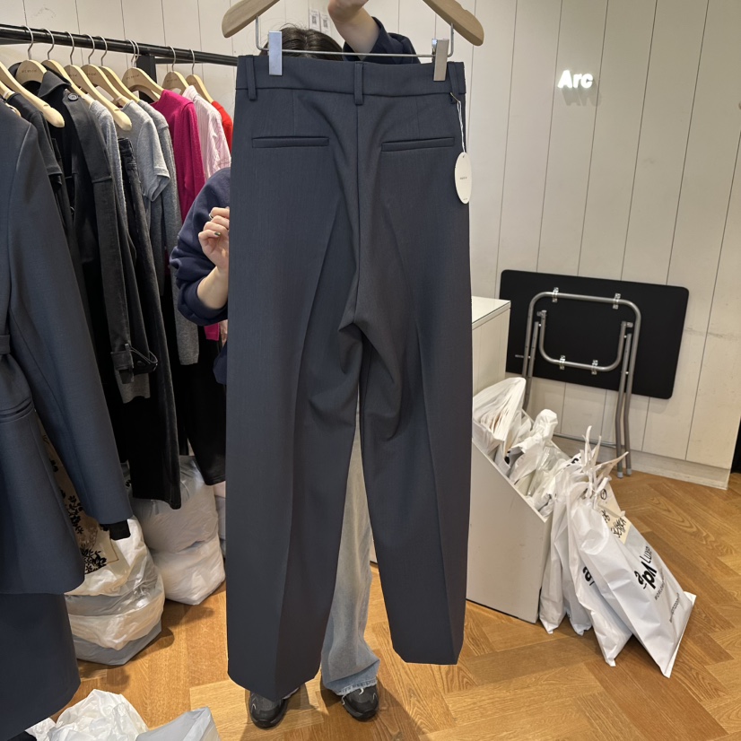 ARC㊣東大門實拍女裝新品職業人氣推薦熱賣26春夏休閑褲春款ARC EN CIEL休閑褲