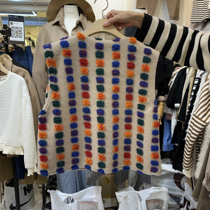 BUTTU/10 OCLOCK東大門直郵㊣女裝新款人氣時尚職業26春夏馬甲BUTTU/10 OCLOCK馬甲