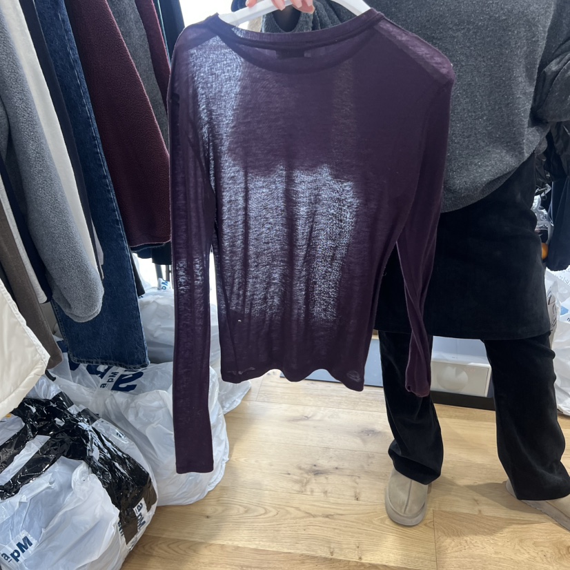 FLAT㊣東大門代購女士新品真品時尚熱賣職業休閑長袖T恤天絲FLAT長袖T恤