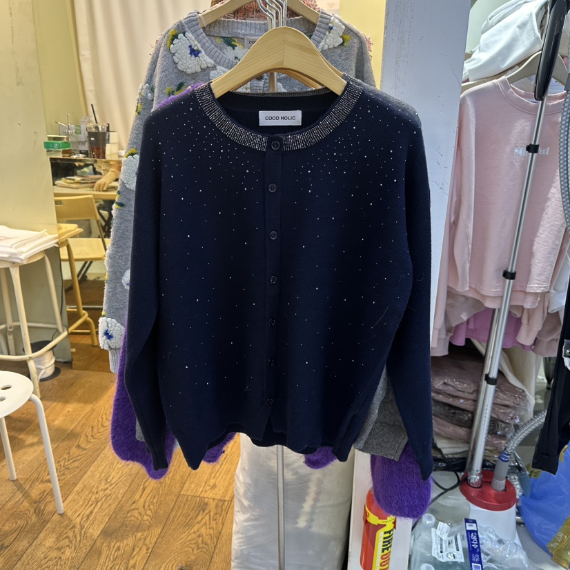 COCO HOLIC韓國直郵㊣女士新款熱賣休閑人氣真品職業針織衫COCO HOLIC針織衫圖色2