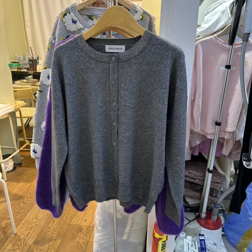 COCO HOLIC韓國直郵㊣女士新款熱賣休閑人氣真品職業針織衫COCO HOLIC針織衫圖色3