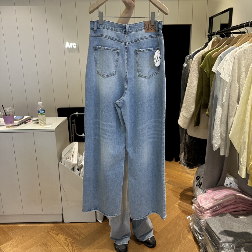 ARC㊣東大門代購女士新品熱賣職業時尚推薦真品休閑牛仔褲春款ARC EN CIEL牛仔褲