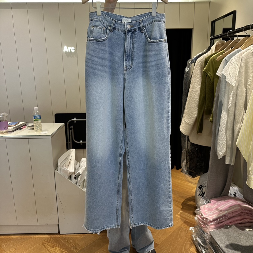 ARC㊣東大門代購女士新品熱賣職業時尚推薦真品休閑牛仔褲春款ARC EN CIEL牛仔褲圖色1