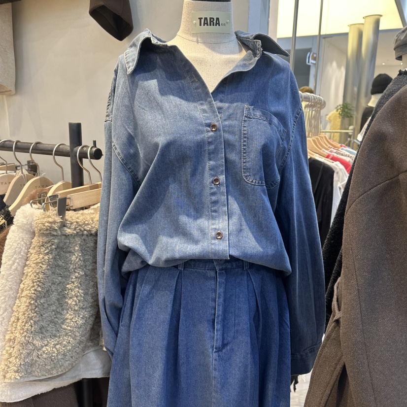 TARA㊣東大門實拍女士新品時尚真品推薦職業26春夏襯衫蕾絲衫TARA襯衫/蕾絲衫圖色1