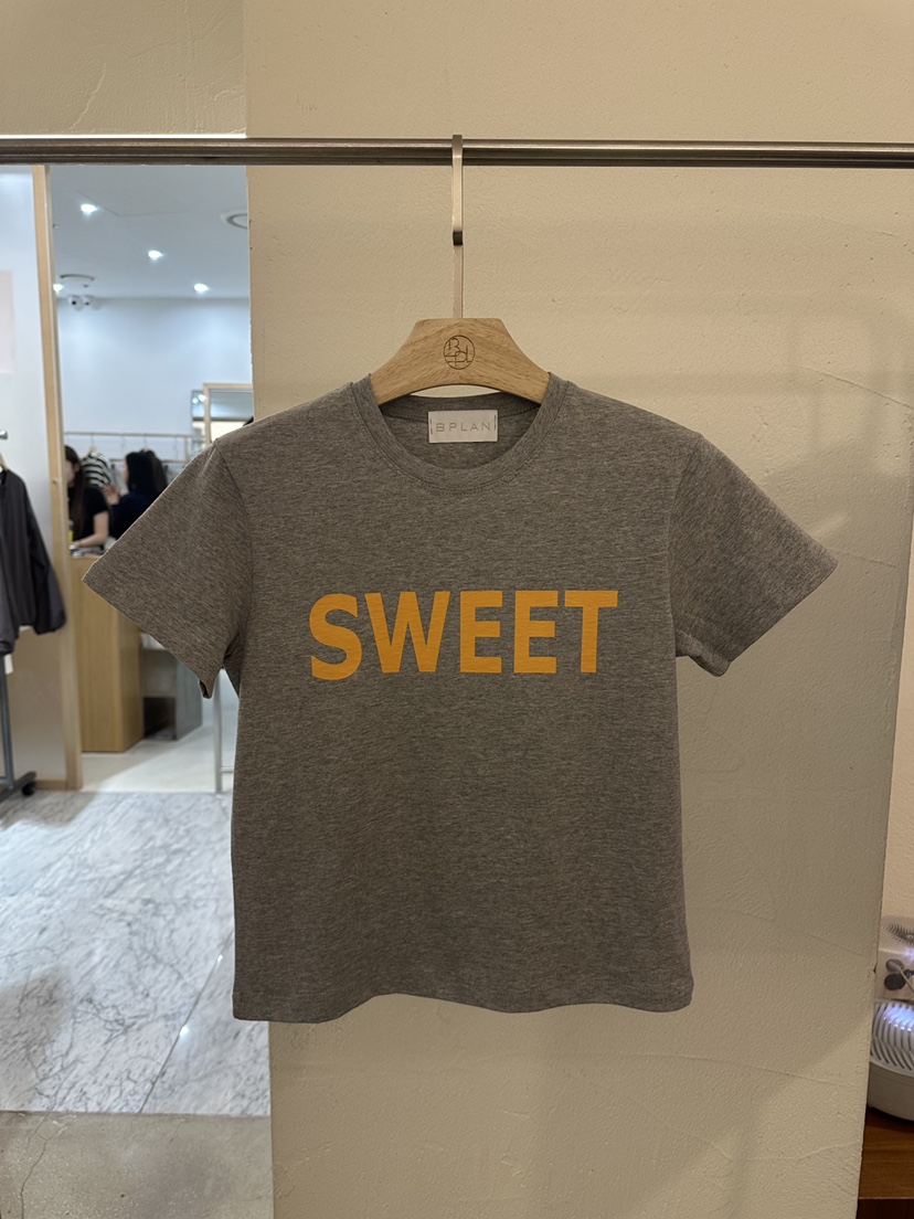 BPLAN㊣東大門代購女裝新款推薦人氣休閑時尚26春夏T恤春款BPLANT恤圖色2