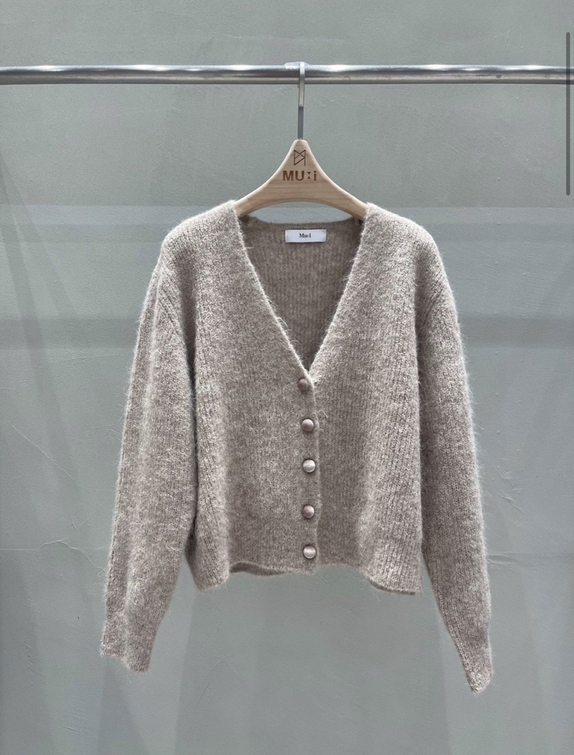 THE MUI韓國直郵㊣女士新款休閑真品熱賣人氣推薦毛衣V領開衫THE MUI毛衣圖色2