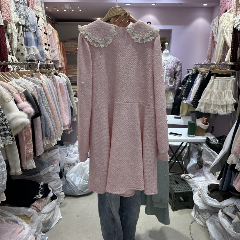 MS韓國代購㊣女裝新品真品熱賣26春夏職業人氣休閑推薦連衣裙MS連衣裙