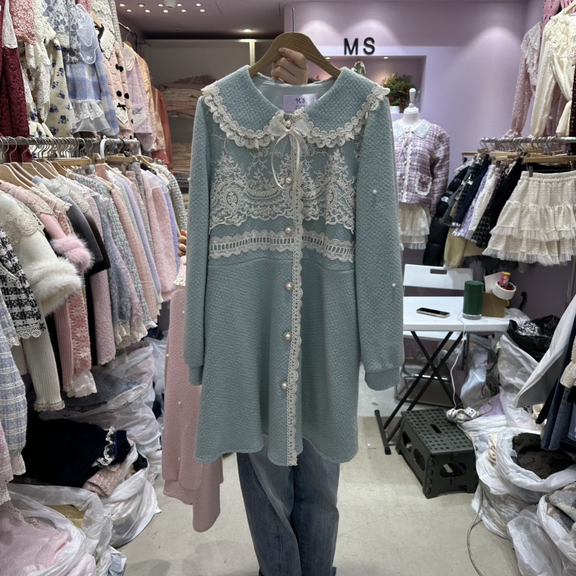 MS韓國代購㊣女裝新品真品熱賣26春夏職業人氣休閑推薦連衣裙MS連衣裙圖色1