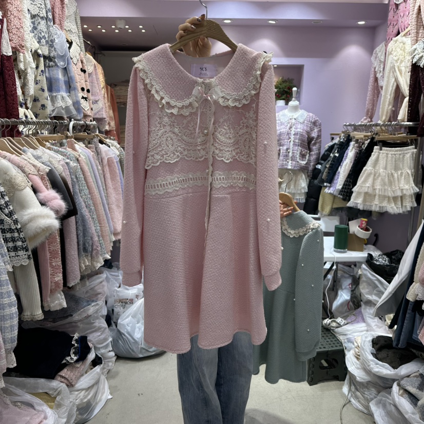 MS韓國代購㊣女裝新品真品熱賣26春夏職業人氣休閑推薦連衣裙MS連衣裙圖色2