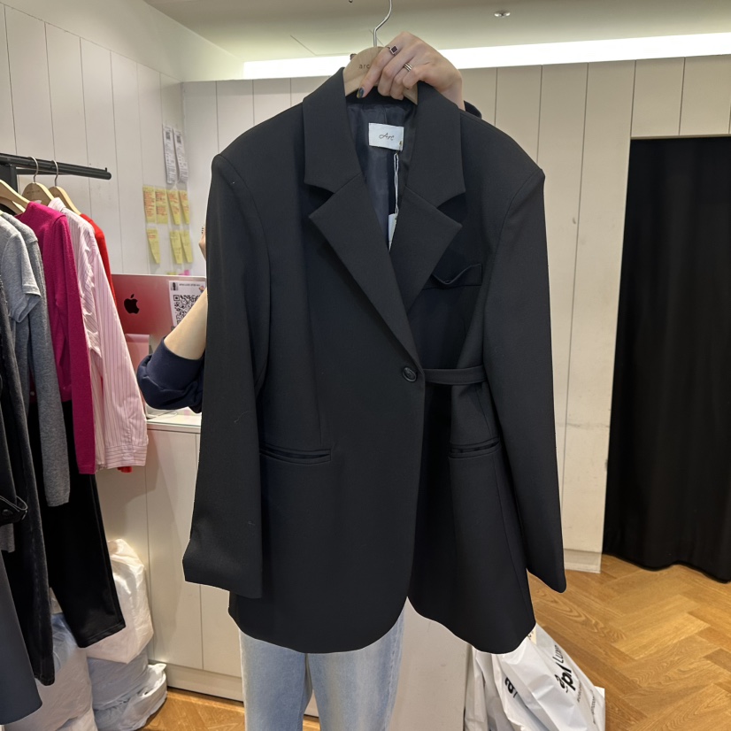 ARC東大門直郵㊣女士新款時尚26春夏職業推薦休閑夾克春款雙層ARC EN CIEL夾克圖色2黑色