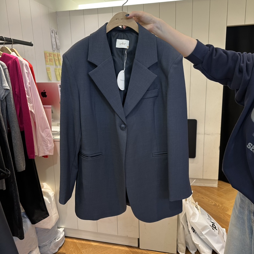 ARC東大門直郵㊣女士新款時尚26春夏職業推薦休閑夾克春款雙層ARC EN CIEL夾克圖色3灰色