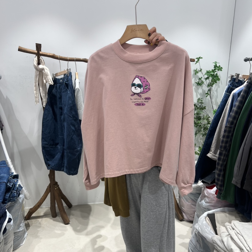 BLOOM韓國代購㊣女裝新款26春夏職業人氣熱賣推薦真品長袖T恤BLOOM-S長袖T恤圖色1