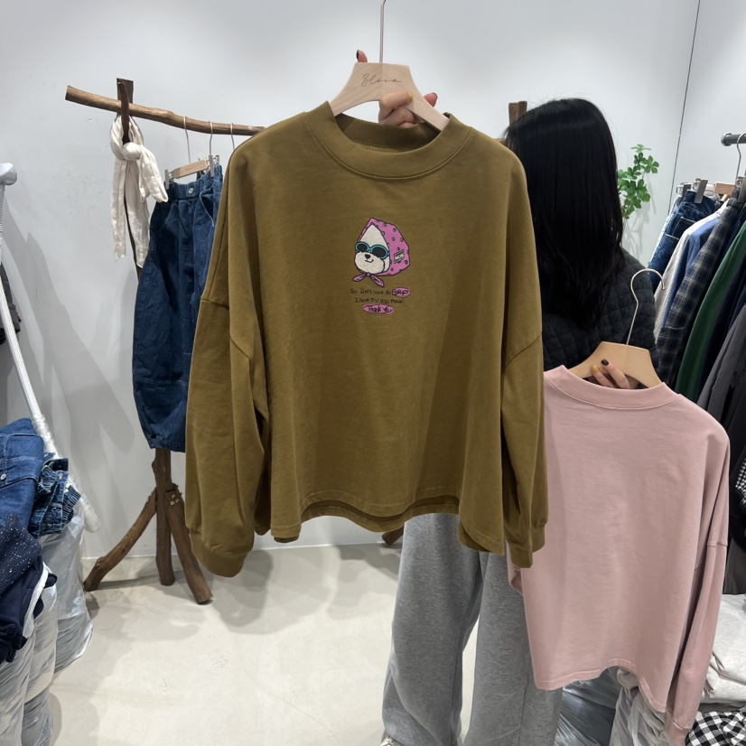 BLOOM韓國代購㊣女裝新款26春夏職業人氣熱賣推薦真品長袖T恤BLOOM-S長袖T恤圖色2