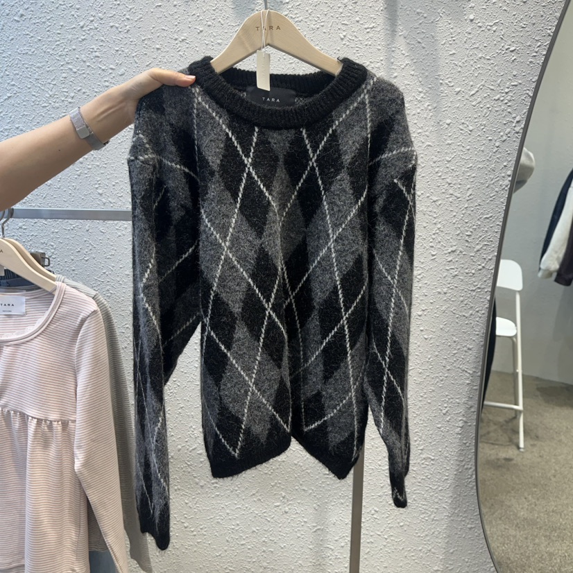 TARA㊣東大門實拍女裝新款26春夏真品熱賣人氣毛衣不含內搭TARA毛衣圖色3